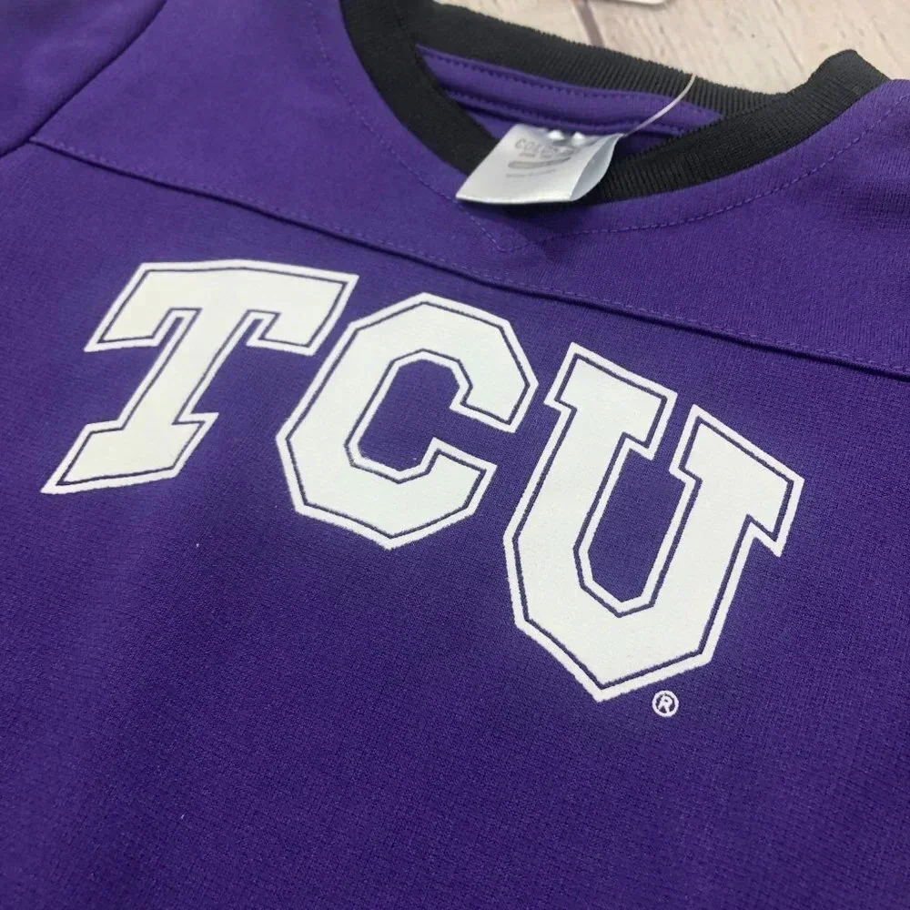 TCU horned Frogs one piece infant set 0-3M colosseum